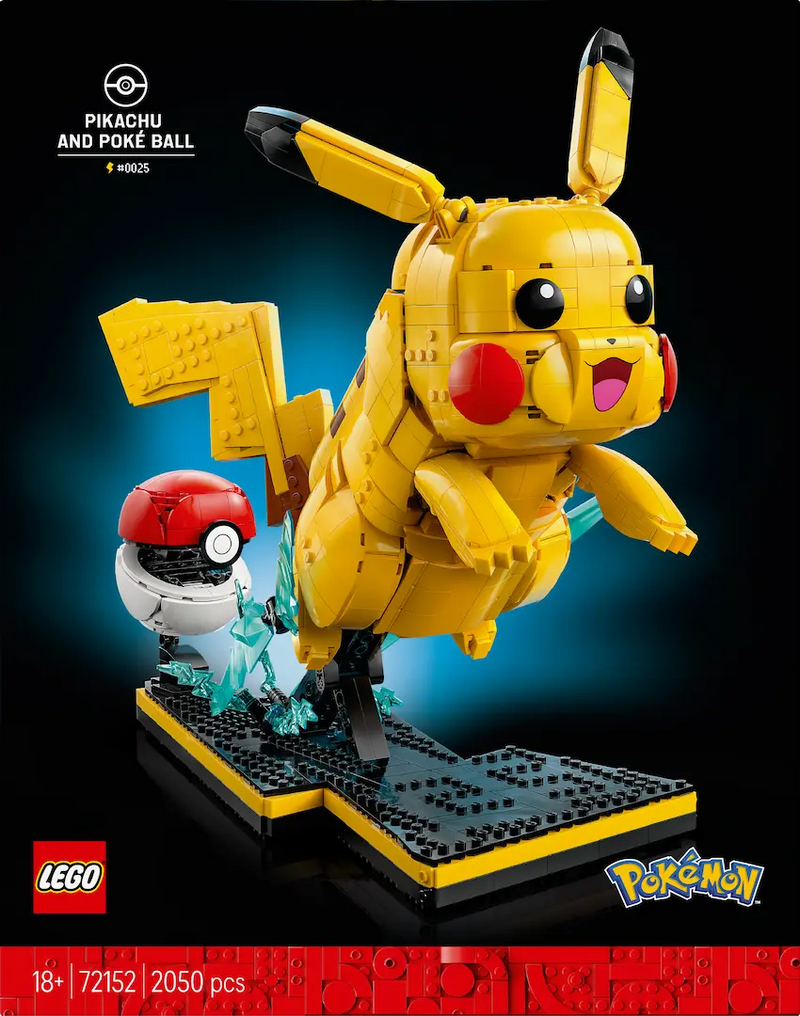 LEGO Pokémon Pikachu and Poké Ball 72152