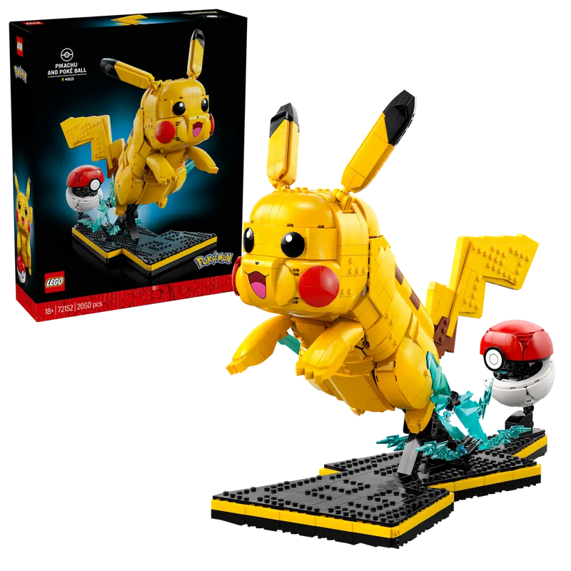 LEGO Pokémon Pikachu and Poké Ball 72152