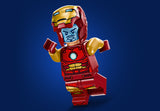 Cañón doble que dispara en el brazo derecho de la armadura robótica LEGO 76307