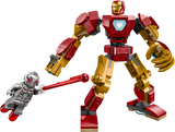 LEGO Marvel 76307 Armadura Robótica de Iron Man vs. Ultrón con sus dos minifiguras