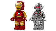 Minifiguras de Iron Man y Ultrón incluidas en el set LEGO Marvel 76307