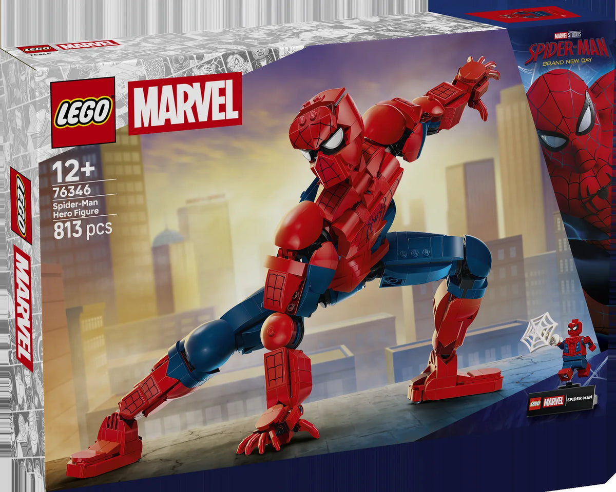 LEGO Super Heroes Marvel 76346 Figura de Héroe: Spider-Man - caja frontal oficial