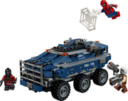 LEGO Super Heroes Marvel 76349 Spider-Man: Persecución del Furgón Penitenciario - producto montado sobre fondo blanco