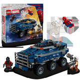 LEGO Super Heroes Marvel 76349 Spider-Man: Persecución del Furgón Penitenciario - display: caja + producto montado