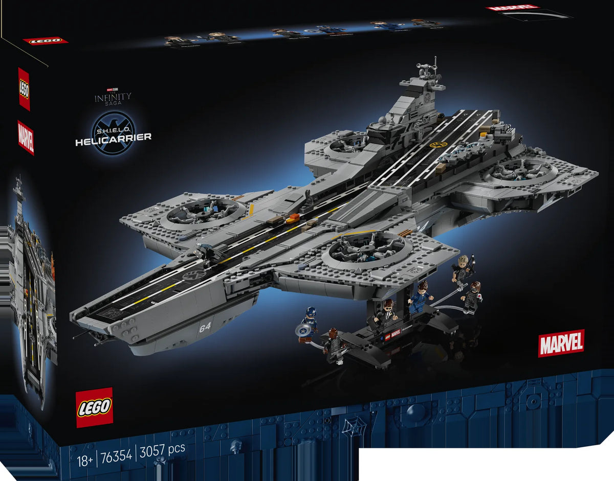 LEGO Super Heroes Marvel 76354 Helitransporte de S.H.I.E.L.D. - caja frontal oficial