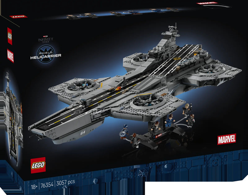 LEGO Super Heroes Marvel 76354 Helitransporte de S.H.I.E.L.D. - caja frontal oficial