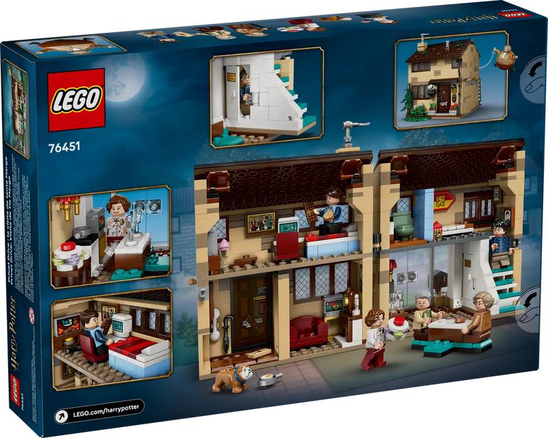 LEGO Harry Potter 76451 Privet Drive - Casa Dursley con Tía Marge 639 Piezas