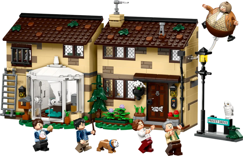 LEGO Harry Potter 76451 Privet Drive - Casa Dursley con Tía Marge 639 Piezas