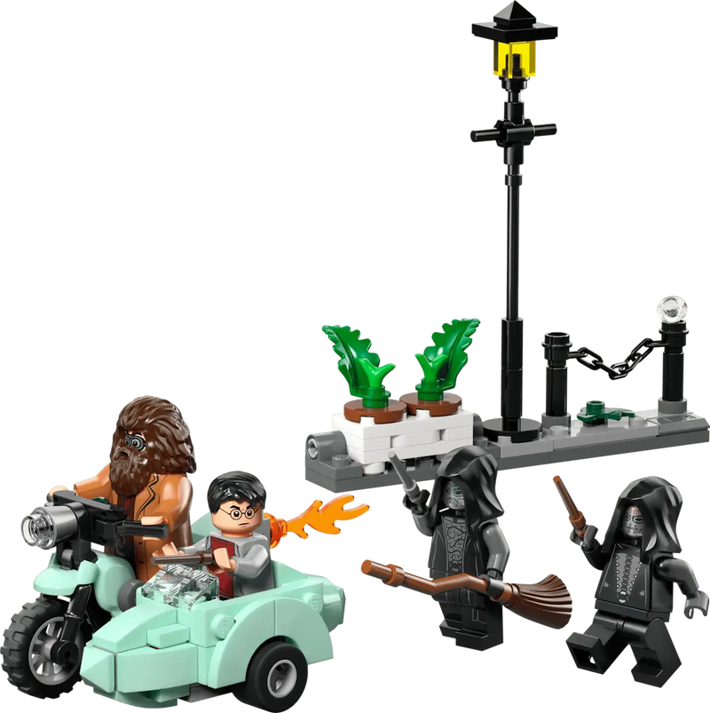 LEGO Harry Potter Hagrid y Harry: Huida de Privet Drive