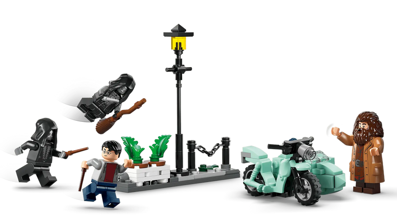 LEGO Harry Potter Hagrid y Harry: Huida de Privet Drive