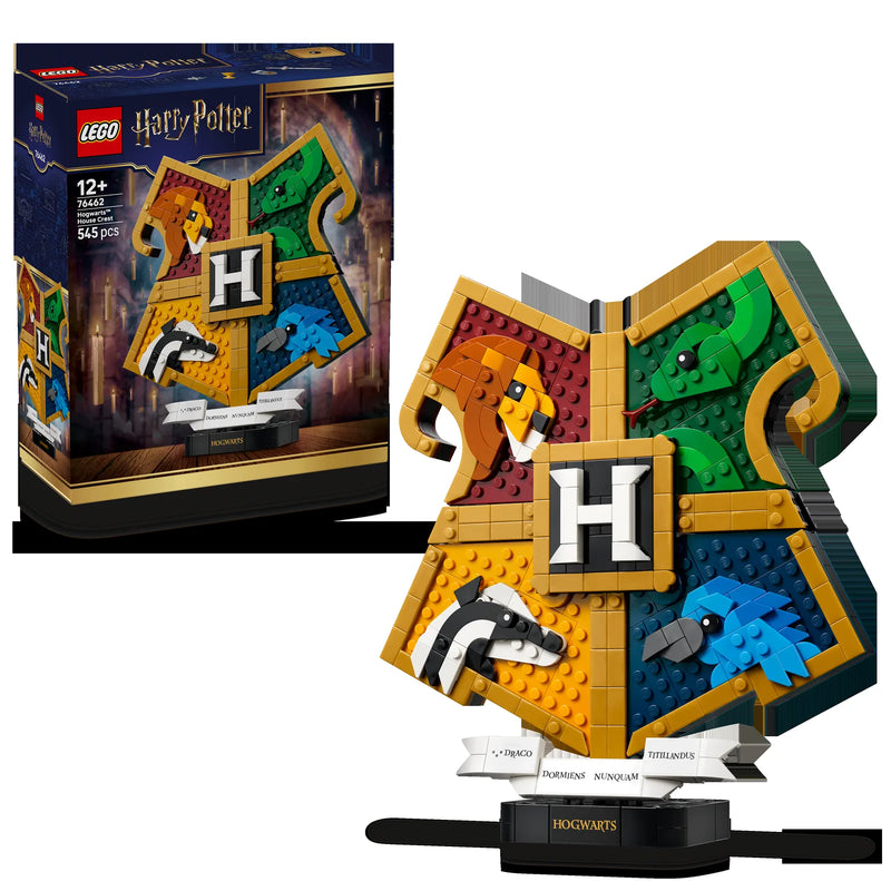 LEGO Harry Potter 76462 Escudo de Casa de Hogwarts™ - display: caja + producto montado
