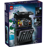 Parte trasera de la caja del LEGO Miércoles 76787