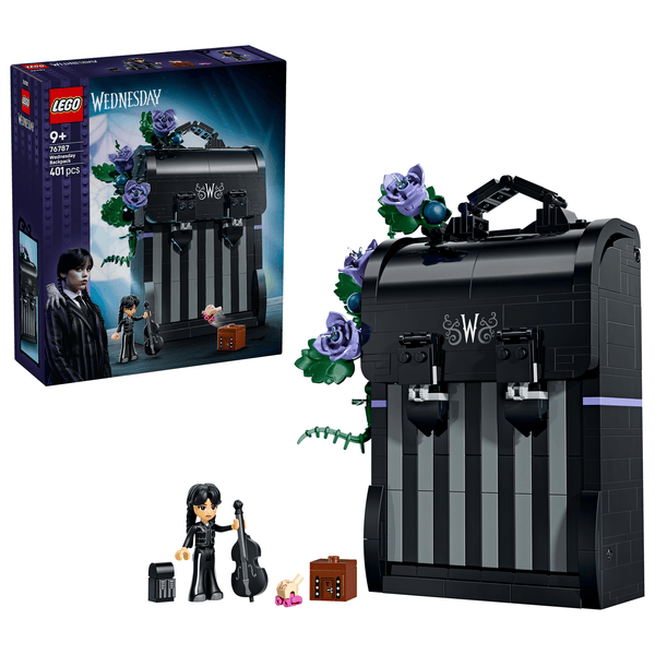 LEGO Miércoles Mochila de Miércoles 76787 con su caja