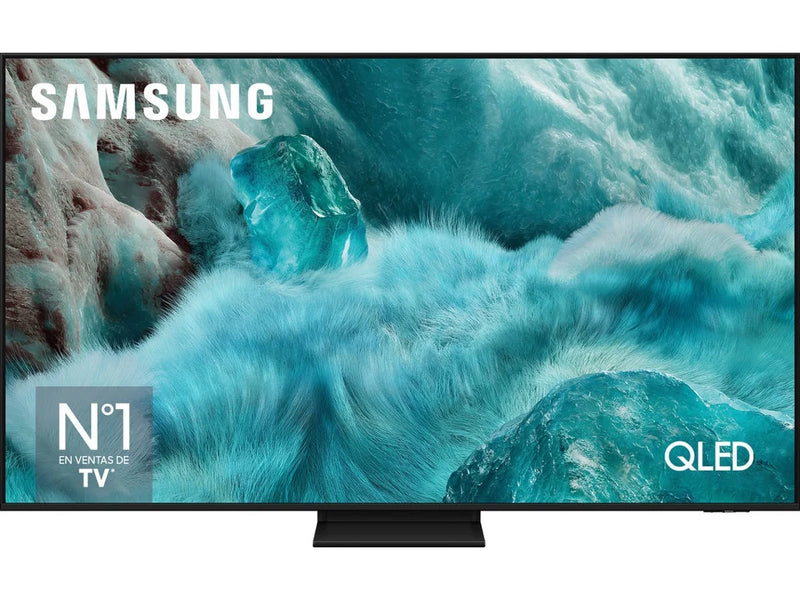 Televisor Samsung 55" TQ55Q7F5 QLED UHD 4K con HDR10+ procesador IA y Smart TV Tizen para imagen espectacular

