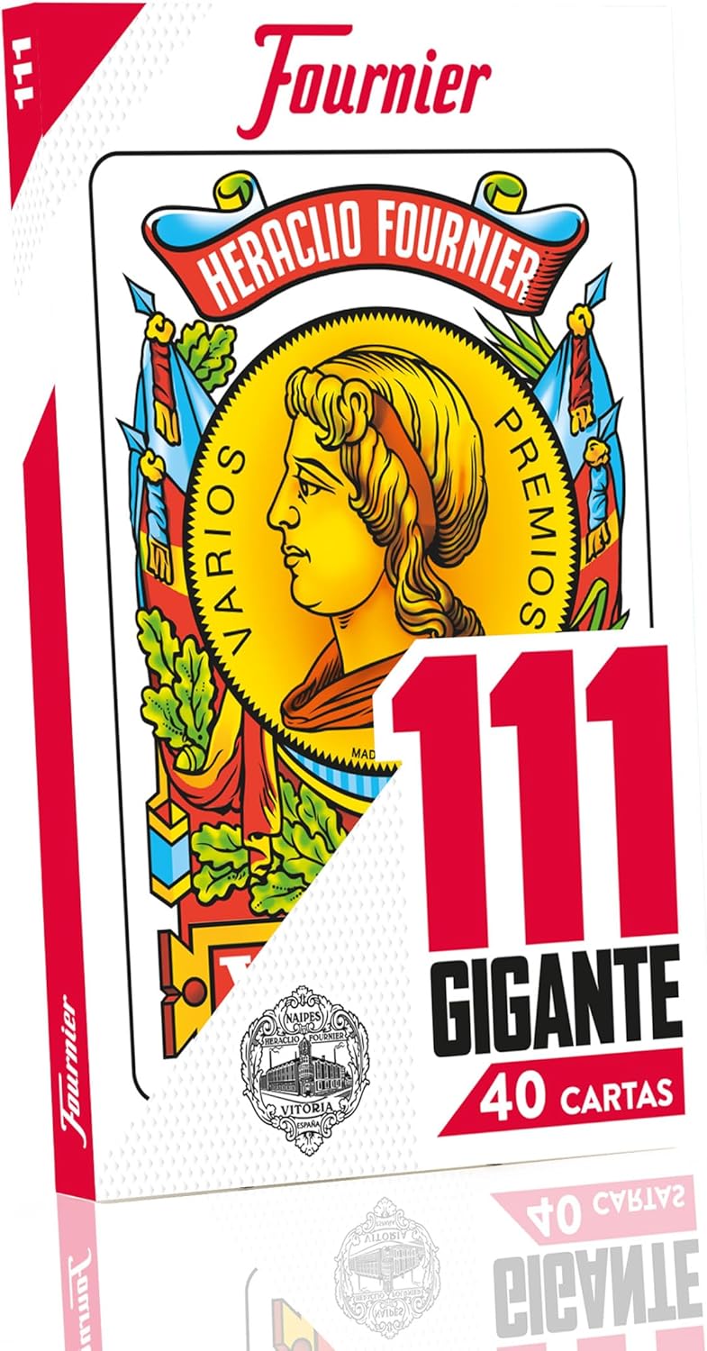 Fournier Nº 111 Baraja Grande de 40 Cartas Gigantes