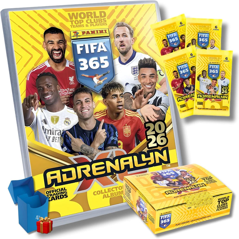 Pack FIFA 365 Adrenalyn XL 2026 Archivador + 24 sobres