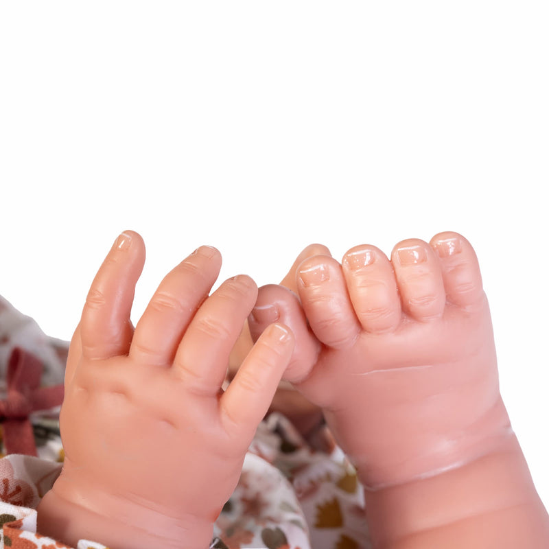 Muñecas Antonio Juan Mi Primer Reborn Berta bolsita casita (81385)