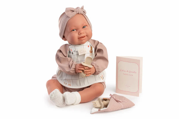 Mi primer Reborn Martina merienda Muñecas Antonio Juan 81398