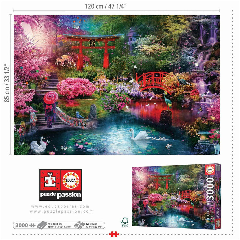 Educa Borrás Puzzle 3000 Japanese Garden (19282)