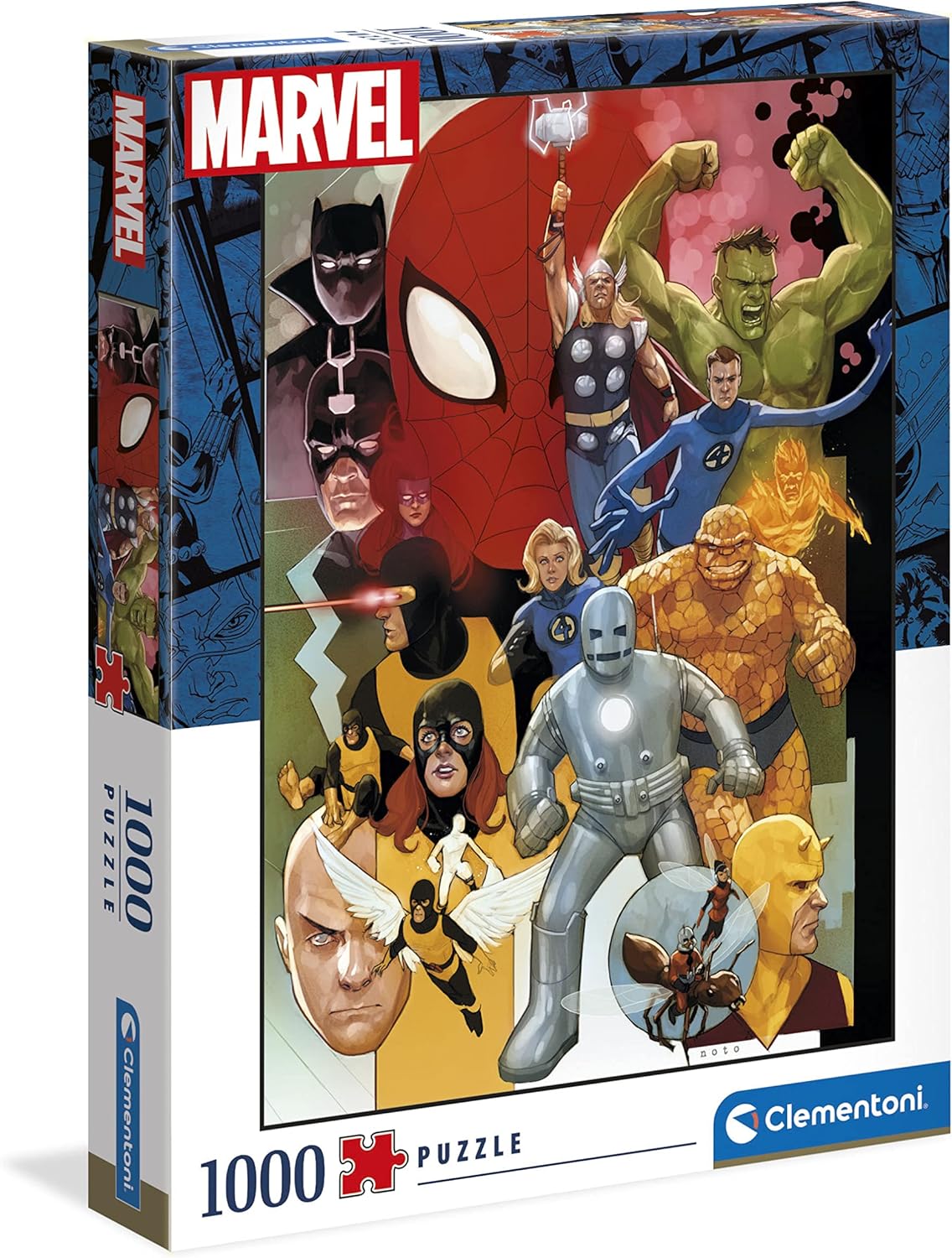 Clementoni Puzzle 1000 pièces Les 4 Fantastiques Marvel (39612)