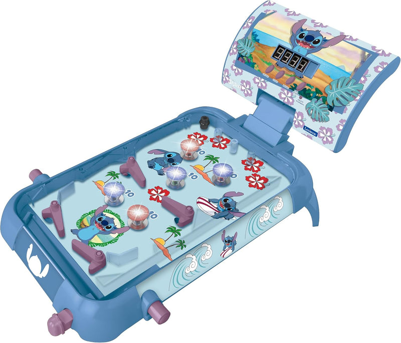 Pinball Electrónico Disney Stitch Lexibook JG610D