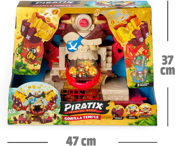Templo del Gorila Piratix con Figuras y Accesorios