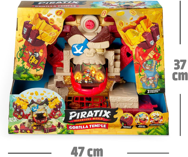 Templo del Gorila Piratix con Figuras y Accesorios