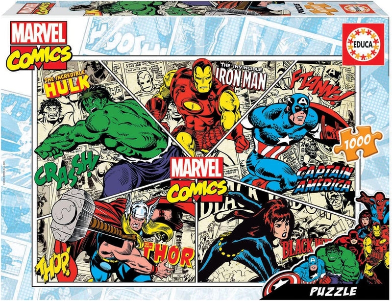 Educa Puzzle 1000 piezas Marvel cómics (18498)