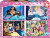 Educa Borrás Multipuzzle Princesas 50-80-100-150 piezas (17637)