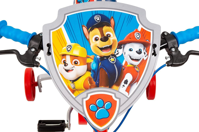 Bicicleta Infantil 12" Paw Patrol Toimsa - Modelo 1278 para Niños 3-5 Años