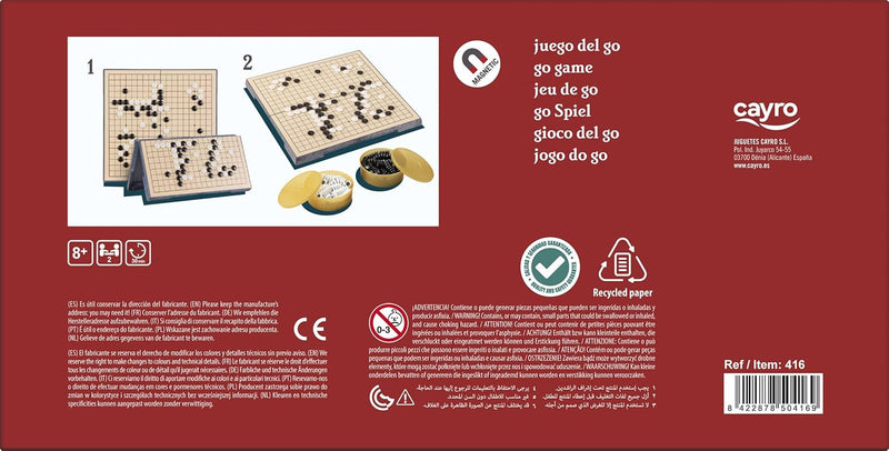Cayro Juego de Mesa Go Magnético - Estrategia Milenaria Portátil (416)