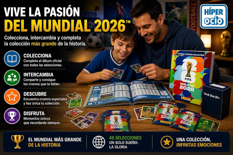 Pack Álbum + 50 Sobres Panini FIFA World Cup 2026