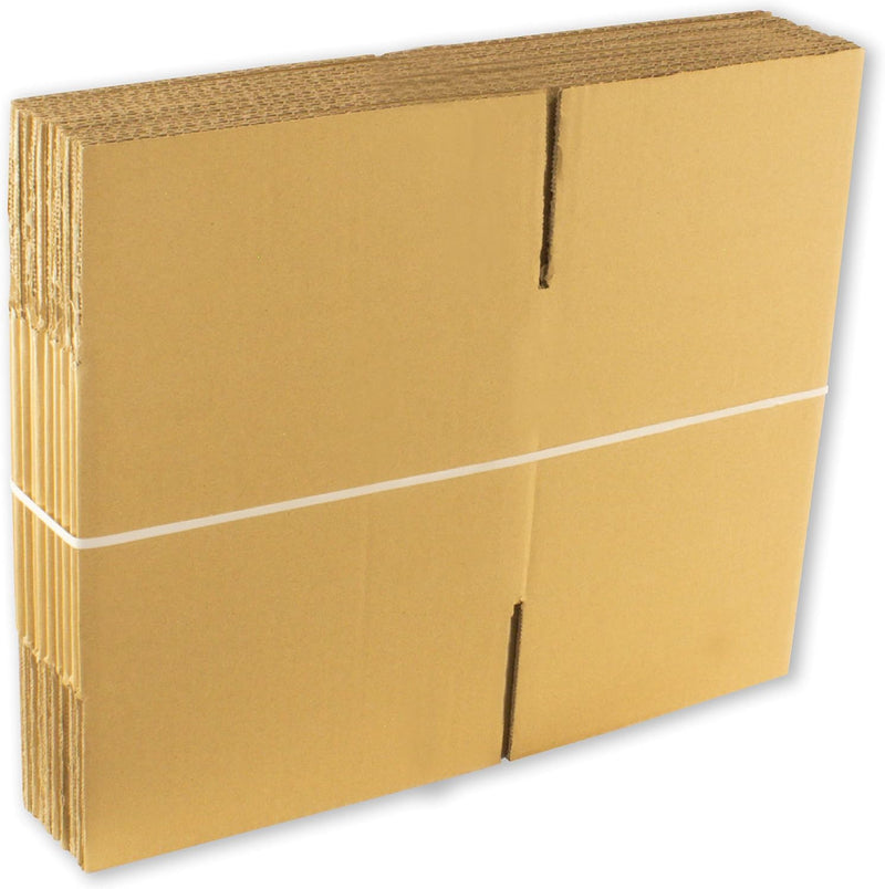 Pack 10 Cajas de Cartón 230x190x160mm para Envíos y Mudanzas