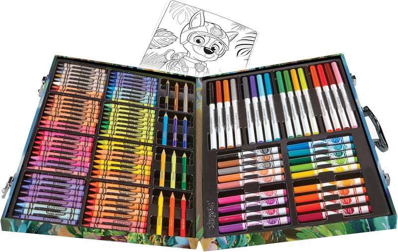 Maletín de Pinturas Crayola Patrulla Canina 128 Piezas