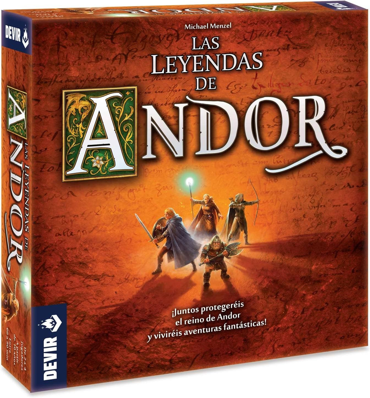 Caja del juego Leyendas de Andor de Devir