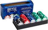 Bicycle Fichas de Póquer 100 unidades 4 colores