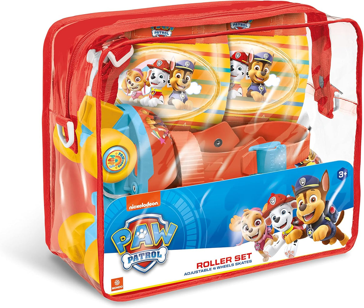 Set Patines Paw Patrol Mondo 28312 con Protecciones