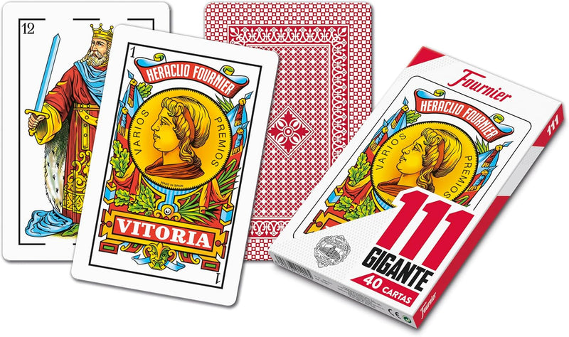 Fournier Nº 111 Baraja Grande de 40 Cartas Gigantes
