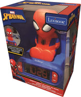 Despertador Spider-Man Lexibook RL800SP: caja del producto oficial Marvel