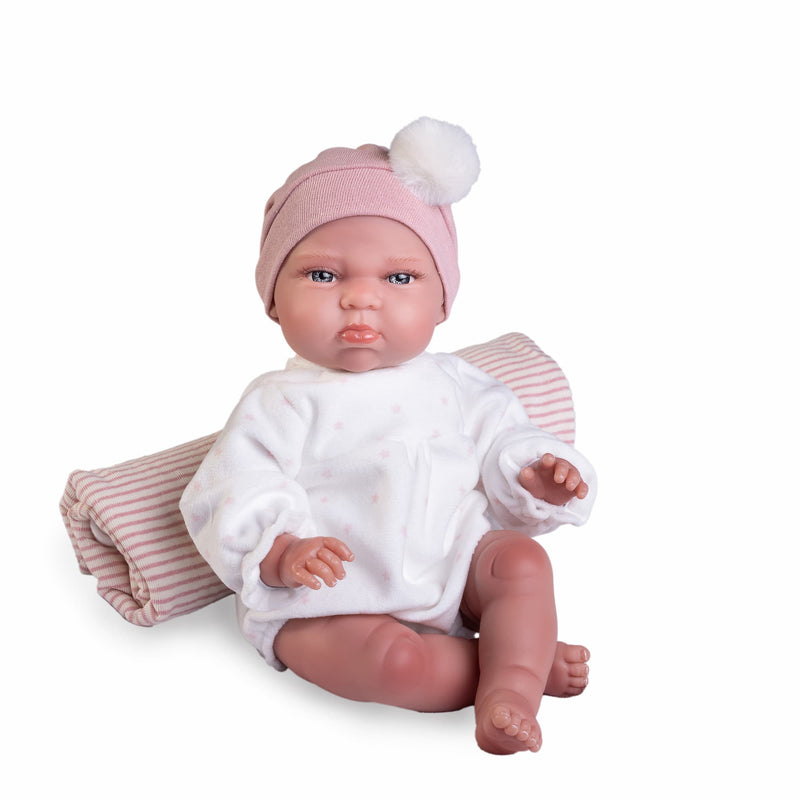 Muñecas Antonio Juan Mi Pequeño Reborn Tufi mantita (82311)