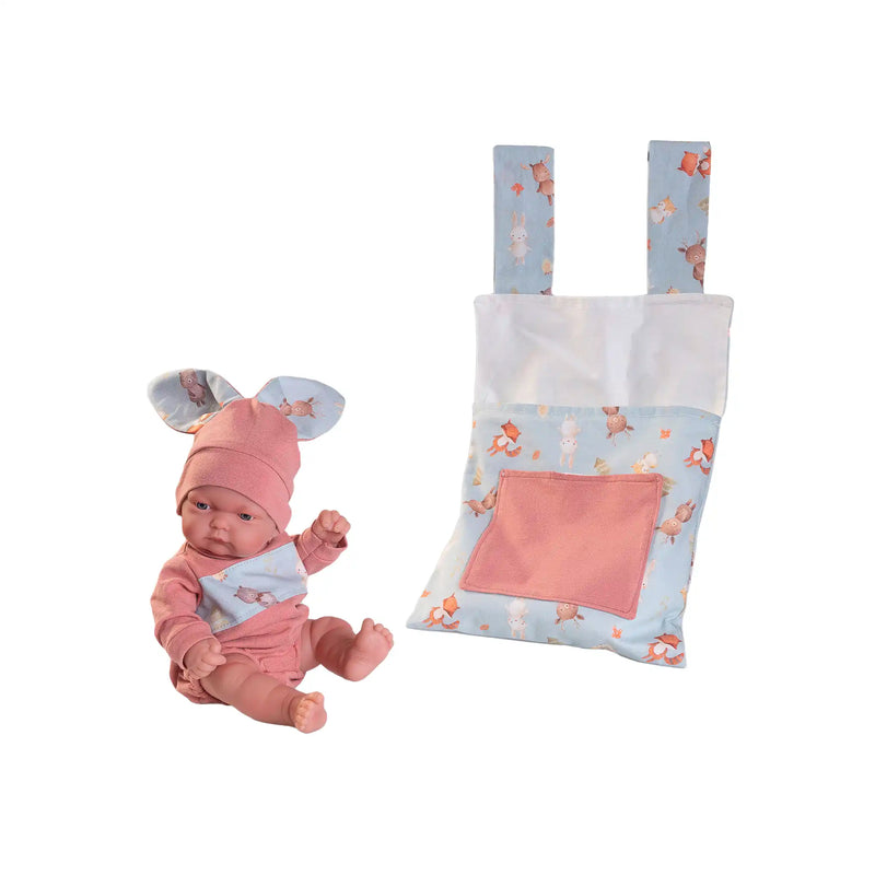 Muñecas Antonio Juan Pitu con bolsito de paseo (84093)