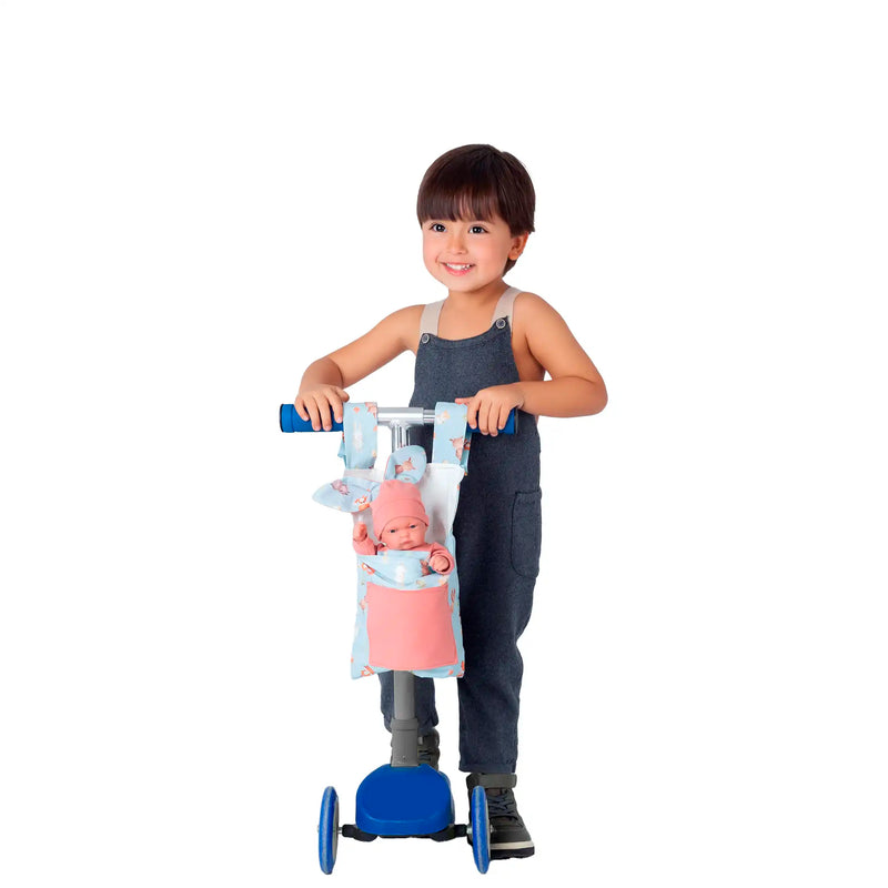 Muñecas Antonio Juan Pitu con bolsito de paseo (84093)