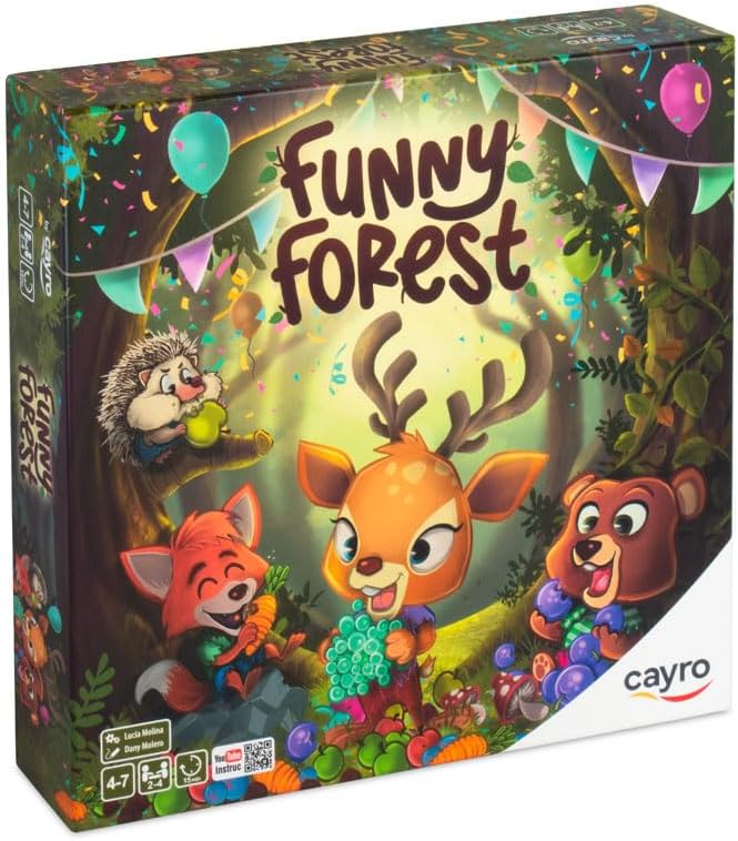 Cayro Funny Forest - Juego de Mesa Infantil de Memoria y Estrategia CAYRO-894