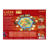 Parte trasera de la caja Catan Big Box 2025 de Devir