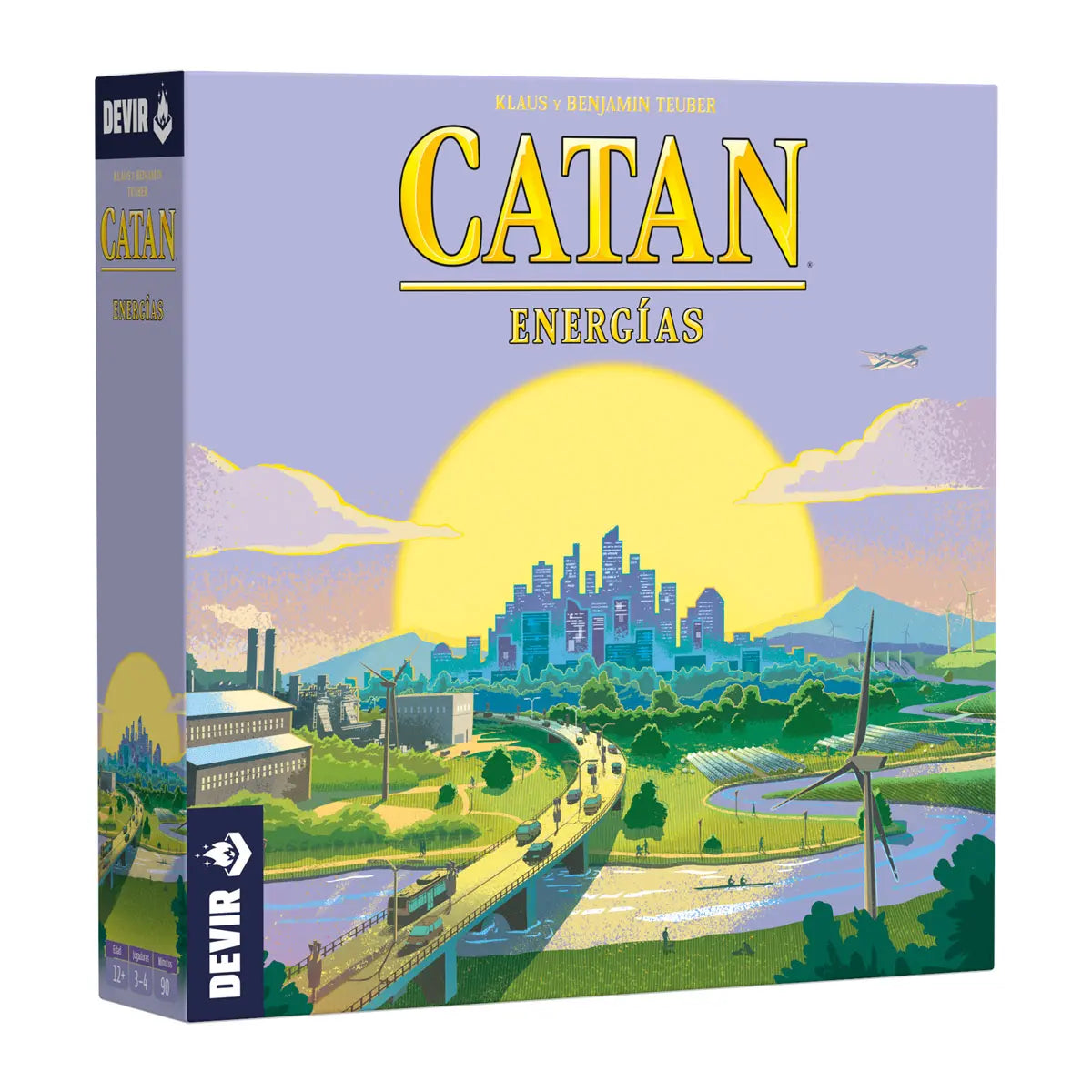 Caja del juego Catán Energías de Devir