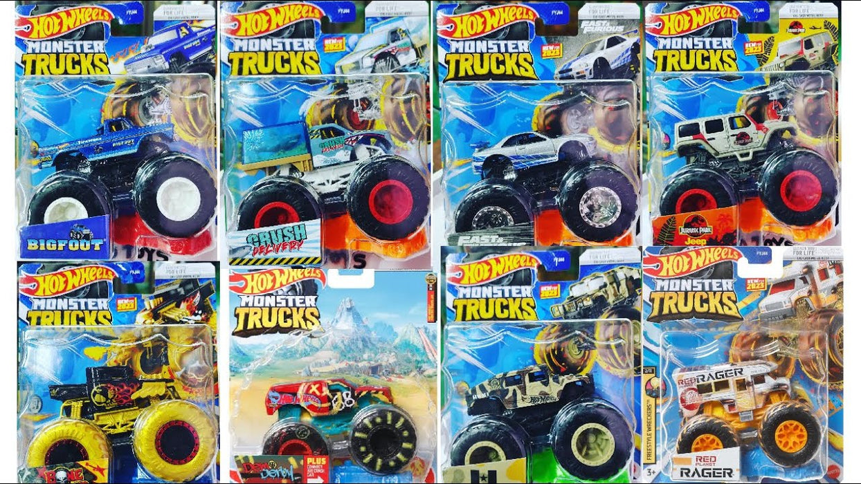 Mattel Hot Wheels Monster Truck Assortments (FYJ44)