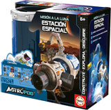 Caja de la Estación Espacial Astropod Misión a la Luna de Educa (41344), módulo para montar con astronauta