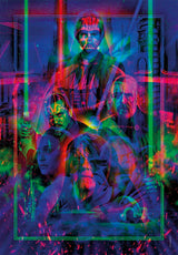 Efecto Metamorphic del puzle Star Wars 35161 de Clementoni con distintos colores de luz