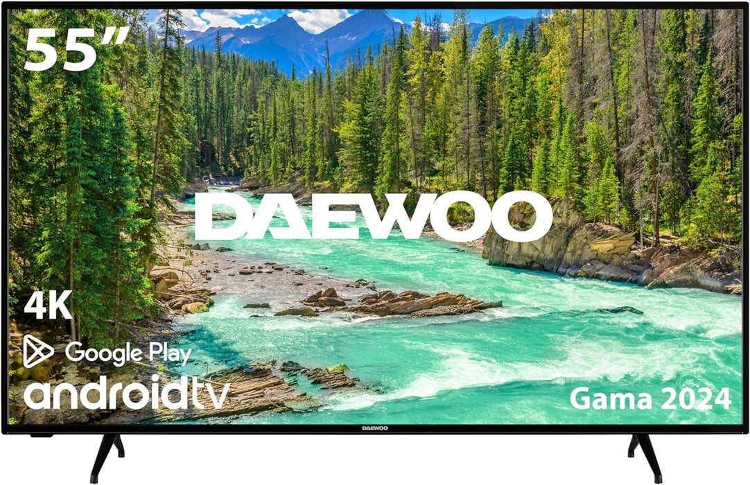 Daewoo Televisor 55" 4K UHD SmartTv (D55DM54UAMS)