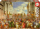 Educa Borrás Puzzle 4000 piezas Las Bodas de Caná 19949 - caja oficial del puzzle de Paolo Veronese - vista principal